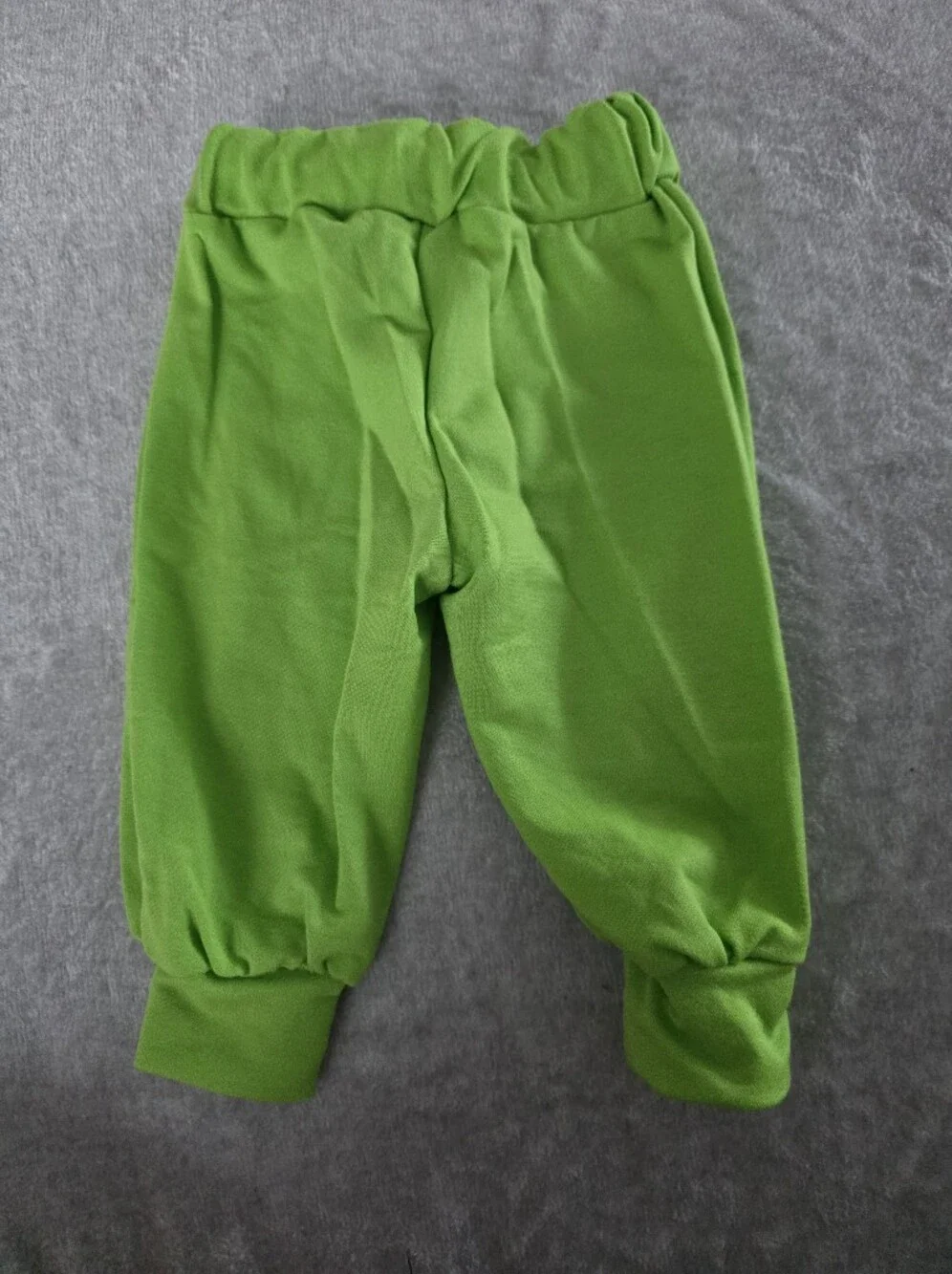 Kids Green Grinch Face Drawstring Sweatpants